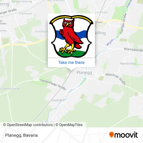Planegg map