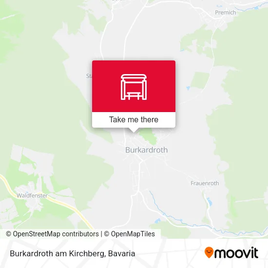 Карта Burkardroth am Kirchberg