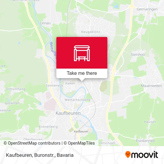 Карта Kaufbeuren, Buronstr.