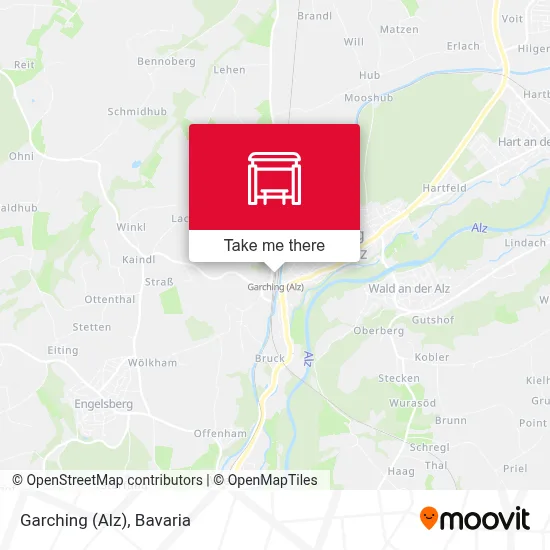 Garching (Alz) map