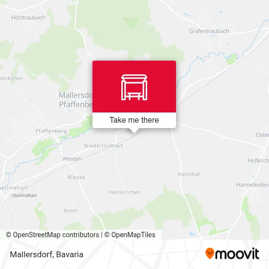 Mallersdorf map