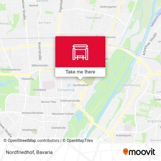 Nordfriedhof map