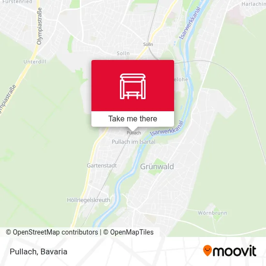 Pullach map