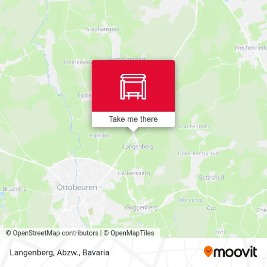 Langenberg, Abzw. map