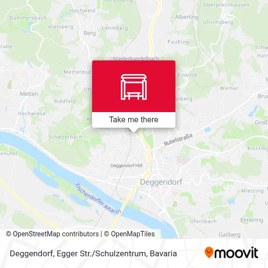 Deggendorf, Egger Str. / Schulzentrum map