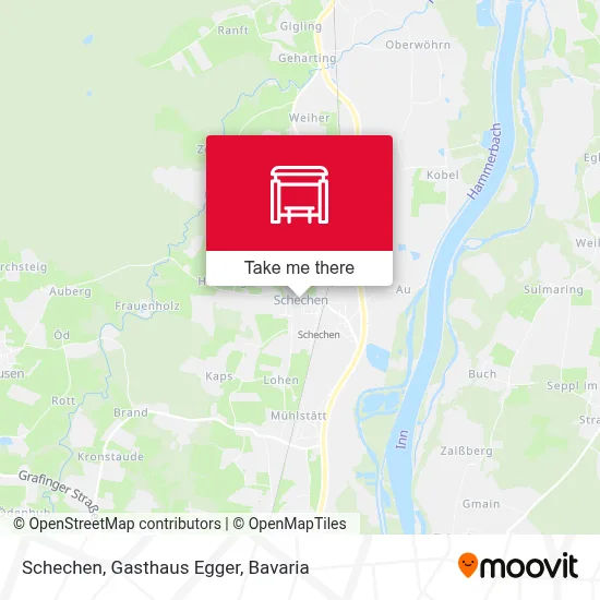 Schechen, Gasthaus Egger map