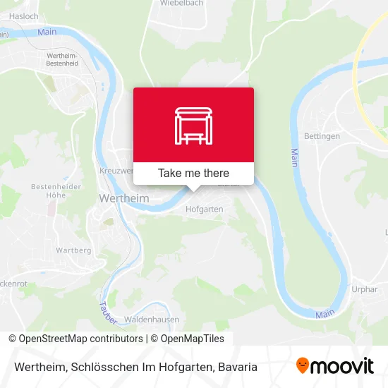 Карта Wertheim, Schlösschen Im Hofgarten