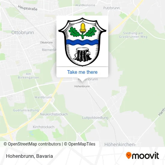 Hohenbrunn map