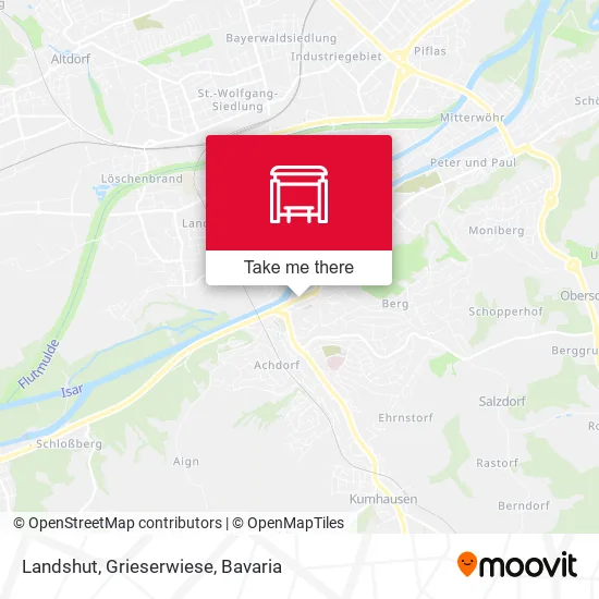 Карта Landshut, Grieserwiese