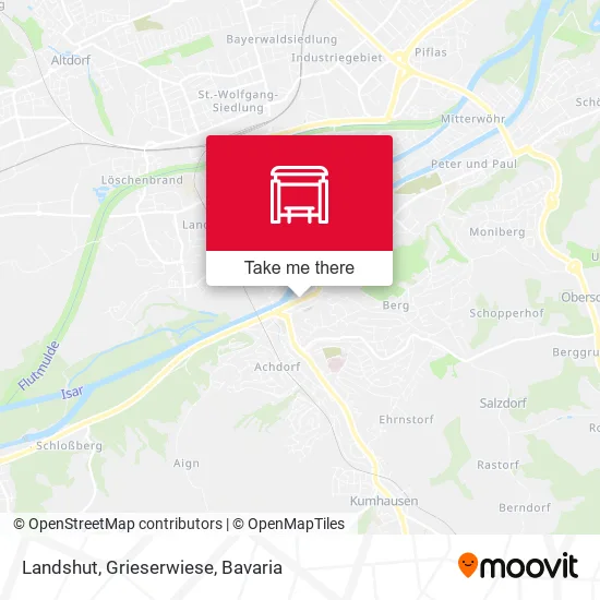 Карта Landshut, Grieserwiese
