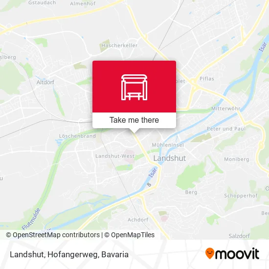 Карта Landshut, Hofangerweg