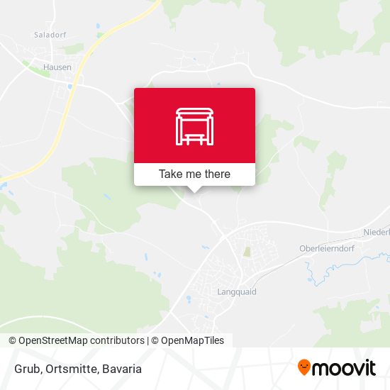Карта Grub, Ortsmitte