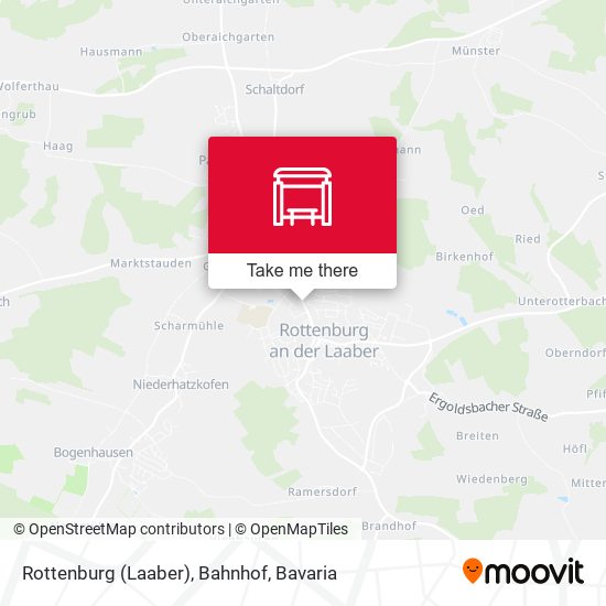 Rottenburg (Laaber), Bahnhof map