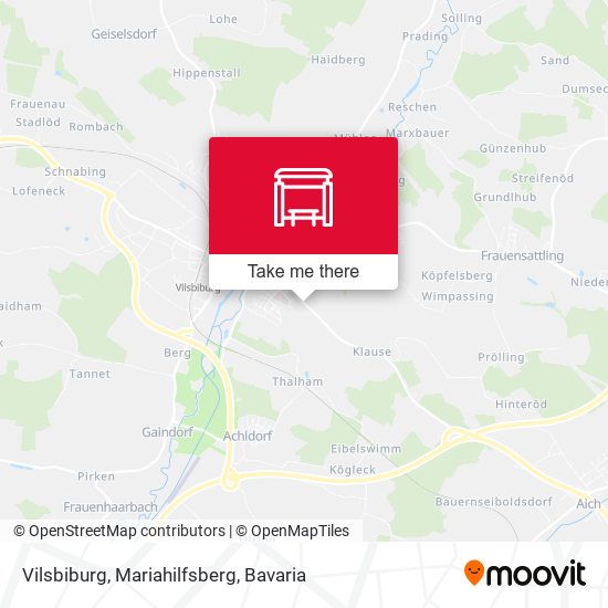 Vilsbiburg, Mariahilfsberg map