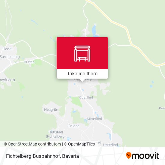 Fichtelberg Busbahnhof map