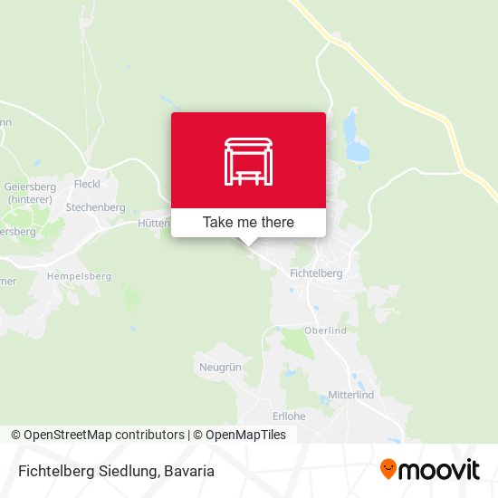 Карта Fichtelberg Siedlung