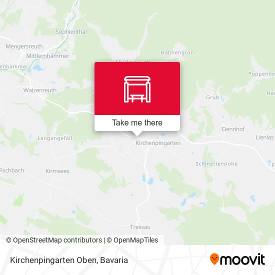 Карта Kirchenpingarten Oben