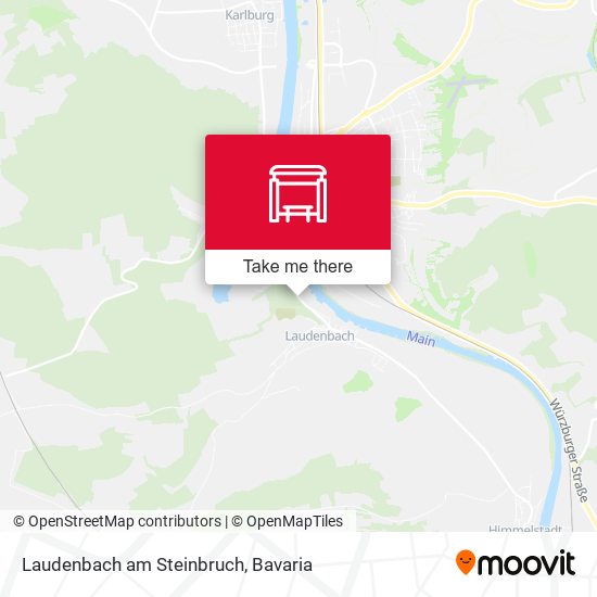 Laudenbach am Steinbruch map
