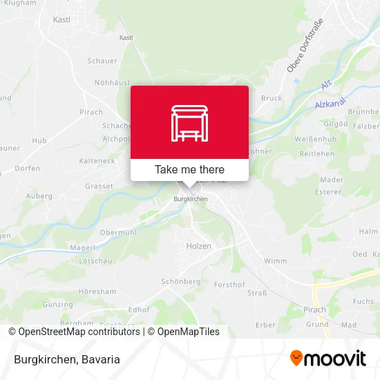 Карта Burgkirchen