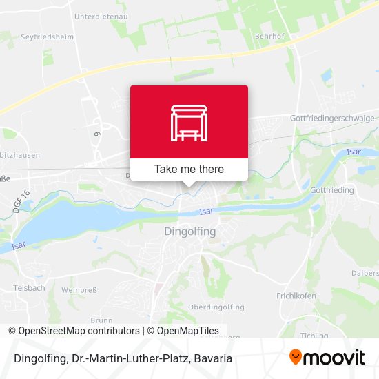 Карта Dingolfing, Dr.-Martin-Luther-Platz