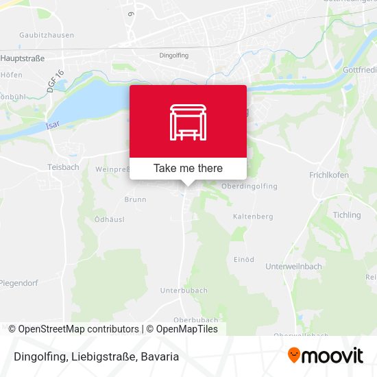 Карта Dingolfing, Liebigstraße