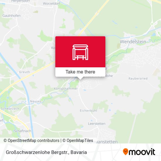 Карта Großschwarzenlohe Bergstr.