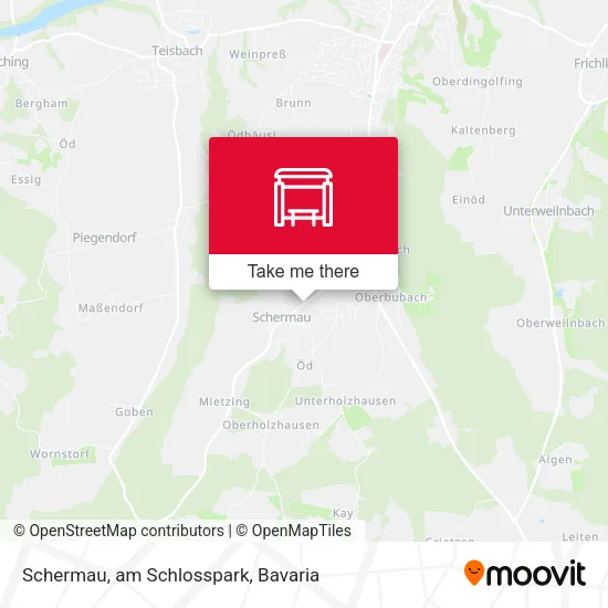 Карта Schermau, am Schlosspark