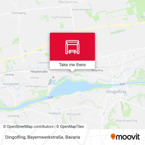 Карта Dingolfing, Bayernwerkstraße