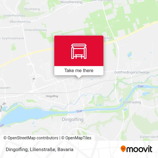 Карта Dingolfing, Lilienstraße