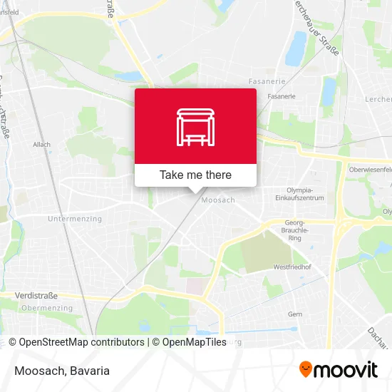 Карта Moosach