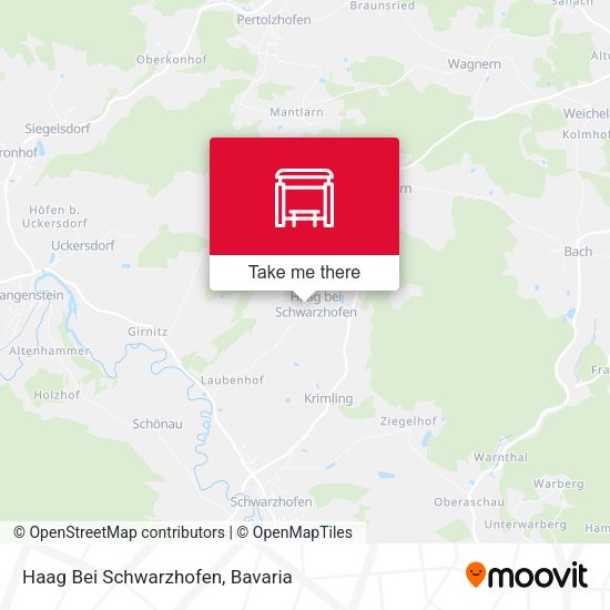 Карта Haag Bei Schwarzhofen