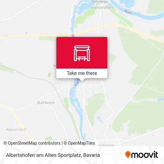 Карта Albertshofen am Alten Sportplatz