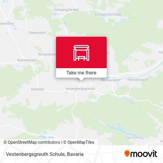 Карта Vestenbergsgreuth Schule