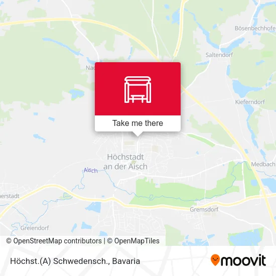 Карта Höchst.(A) Schwedensch.