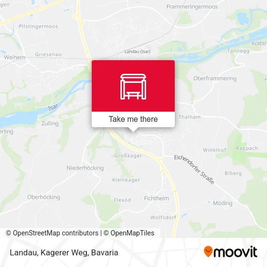 Карта Landau, Kagerer Weg