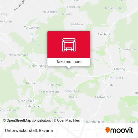 Карта Unterwackerstall