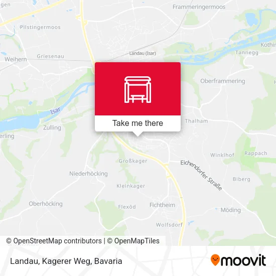 Карта Landau, Kagerer Weg