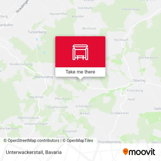 Карта Unterwackerstall