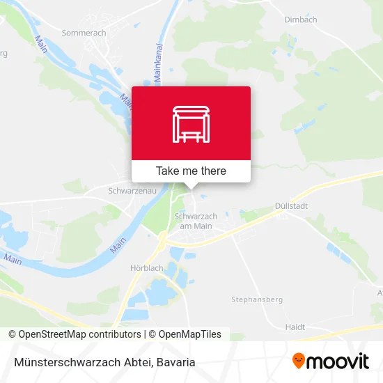 Карта Münsterschwarzach Abtei
