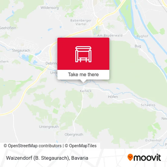 Карта Waizendorf (B. Stegaurach)