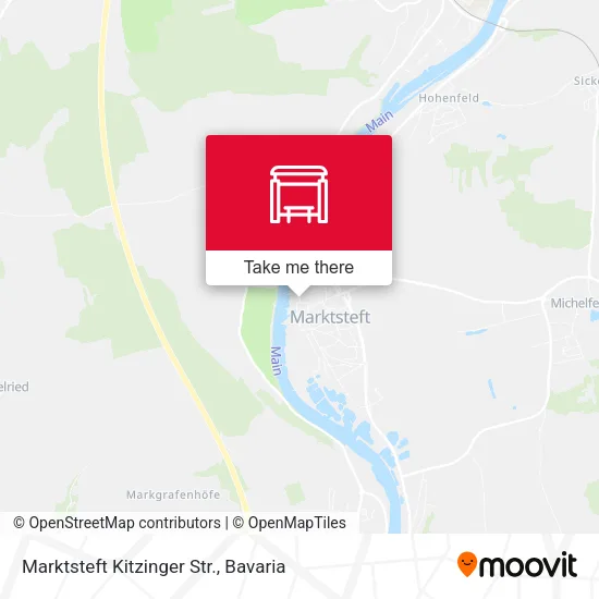 Карта Marktsteft Kitzinger Str.