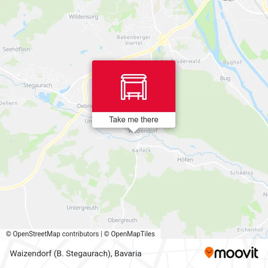 Карта Waizendorf (B. Stegaurach)