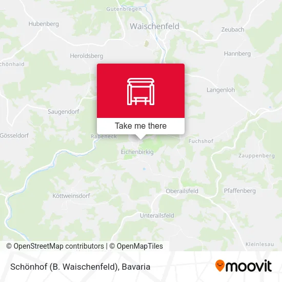 Карта Schönhof (B. Waischenfeld)
