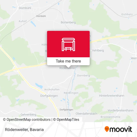 Карта Rödenweiler
