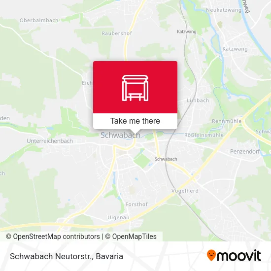Карта Schwabach Neutorstr.