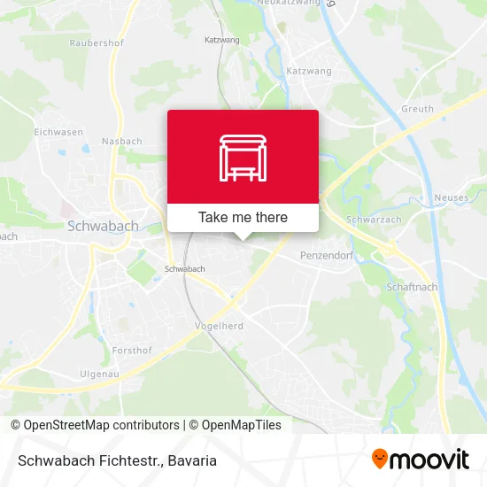 Карта Schwabach Fichtestr.
