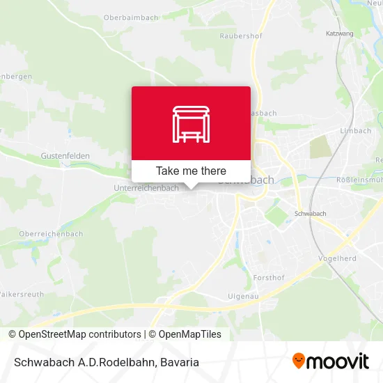 Карта Schwabach A.D.Rodelbahn