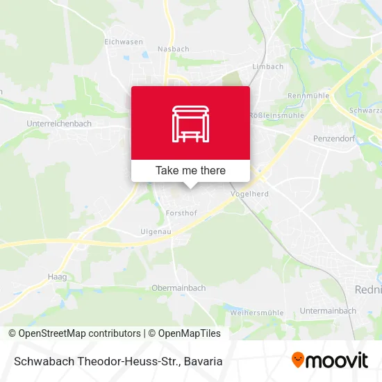Карта Schwabach Theodor-Heuss-Str.