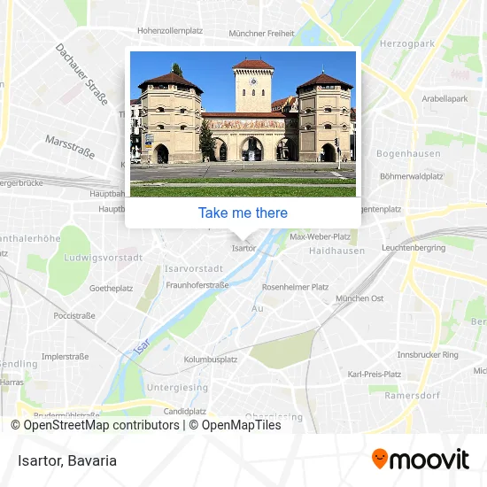 Isartor map