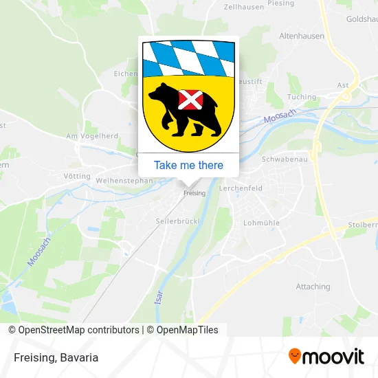 Freising map